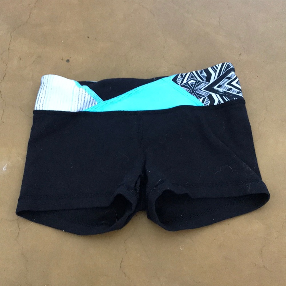 very worn black ivivva shorts